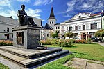 Skwer z pomnikiem Prezydenta Czechosłowacji T.Masaryka