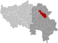 Lage von Baelen in der Provinz Lüttich