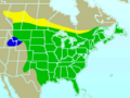 Blue Jay range map.