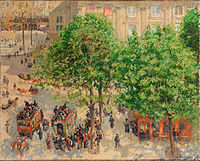 Place du Théâtre Français à Paris, 1898