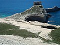 Rocher formant le « bateau échoué »