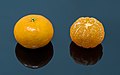 Image 79Composite of a clementine with/without peel