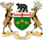 Coat of airms o Ontario
