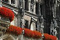 Détail du Neues Rathaus à Munich