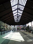 La Halle vue de l'intérieur