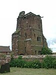 Tower and attached Walls at Hamstall Hall