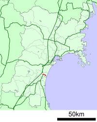 仙台空港線路線図