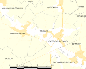 Poziția localității Sommaing