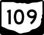 State Route 109 marker