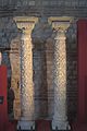 Colonnes en marbre mérovingiennes exposées au musée de Cluny (Paris), provenant de Toulouse.