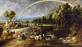 Пітер Пауль Рубенс. Пейзаж із веселкою, бл. 1638