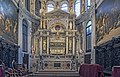 Església de San Rocco: sobre l'altar, retaule amb el cos del sant