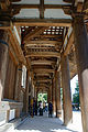 Vue des entraits et des kaerumata[22], travée de la façade. Toshodai-ji[23].