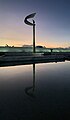 The modernist JK Memorial is the burial place of Brazilian president Juscelino Kubitschek in Brasília, a city founded by Kubitschek himself