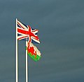 Прапор Уельсу та Великої Британії