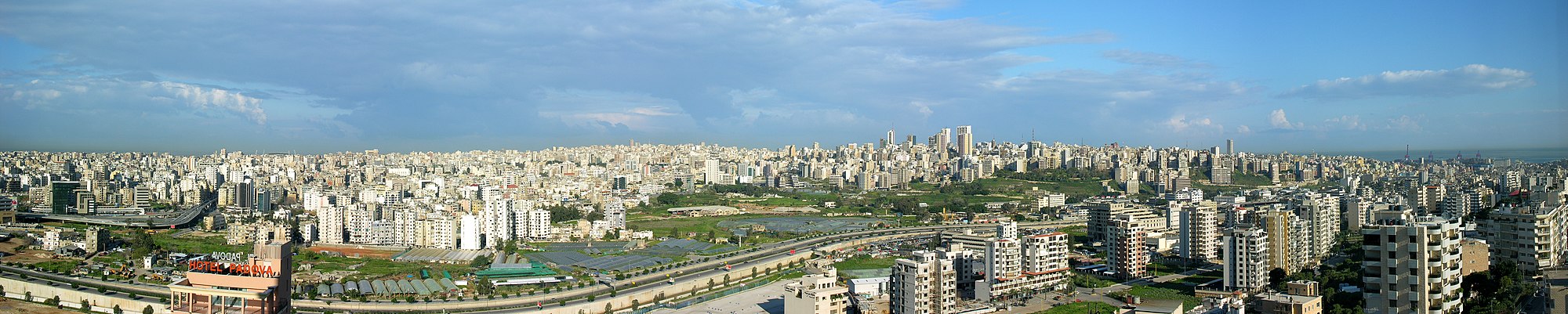 Bejrúti panorámakép