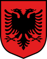 Escudo de armas de Albania entre 1992 y 1998