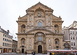 Iglesia de San Martin (1686-1693) en Bamberg, de Leonhard Dientzenhofer