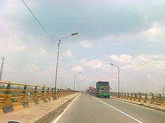 Road in Banjarmasin city