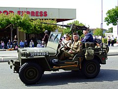 Jeep con una Ametralladora Browning
