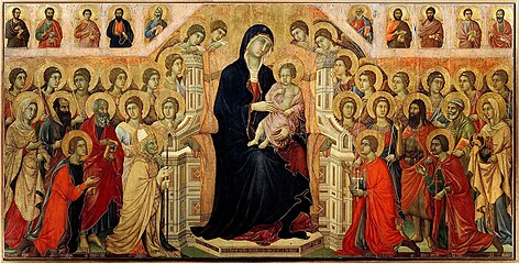 La Maestà de Duccio à Sienne.