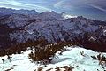 Blick vom Simetsberg auf das westliche Estergebirge und Bayerische Voralpen