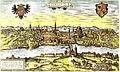 Historische Stadtansicht aus dem Jahr 1575