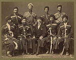 Ομάδα Τσερκέζων με Οθωμανό αξιωματούχο