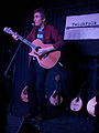 Jez Lowe performing at TwickFolk, February 2015