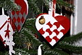 Christmas heart (paper, Danish)