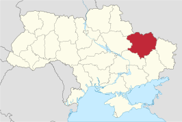 Kaart van Charkiv