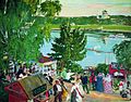 Promenade langs Volga (1909).