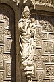 Virgen Blanca del parteluz de la Puerta del Juicio de la Catedral de León.