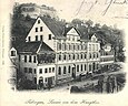 Die Lenzei in Tübingen, um 1900
