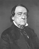 Black-and-white photographic portrait of Lewis Cass