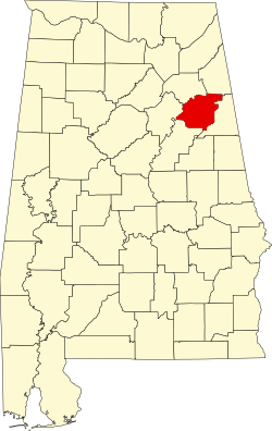 Koartn vo Calhoun County innahoib vo Alabama