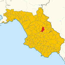 Localisation de Sant'Angelo a Fasanella