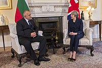 Среща между Бойко Борисов и британския премиер Тереза Мей, 2017 г.