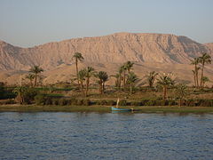 El Nilo cerca de Luxor