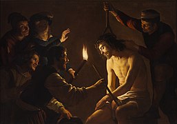 Los improperios, de Gerard van Honthorst (ca. 1617).