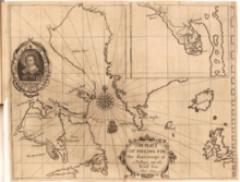 Map of the voyage of Thomas James