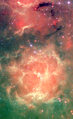 Инфрацрвена слика направена со телескопот Спицер