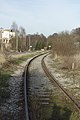 Čeština: Konec vlečky u jižního okraje Třebichovic nedaleko od Vinařické hory, Středočeský kraj English: A train track ending at the southern edge of Třebichovice, near the Vinařická hora natural reserve, Central Bohemian Region, CZ