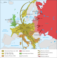 Mapa Europy w latach 1939–1941