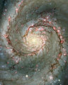 渦巻銀河M51。