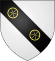 Coat of arms of the Rouelle family, hereditary clerk-juries of Montmédy.