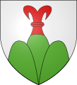 Historijski grb Scharrachbergheima, sa stiliziranom kulom