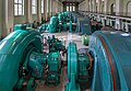 Image 3 Walchensee Hydroelectric Power Station Photograph credit: Diego Delso The Walchensee Hydroelectric Power Station is a storage power station in Bavaria, Germany. The turbines, seen here, are fed by water from the Walchensee which is then released into the Kochelsee. The power station uses the hydraulic head of about 200 metres (660 ft) between the two natural lakes, and water from the Rißbach river is also used to augment the supply. The installed capacity is 124 MW with an annual production of 300 GWh; this is one of the largest of such power plants in Germany. More selected pictures