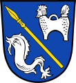 Wurfspeer im Wappen von Stammham (bei Ingolstadt)