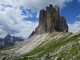 Dolomites in the Italian alps